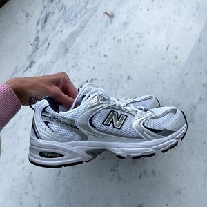 New Balance 530 White Silver Navy